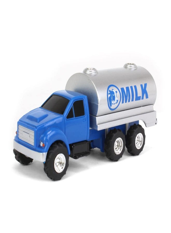 ERTL 1/64 Blue Tandem Milk Tank Truck 47493 - Image 1